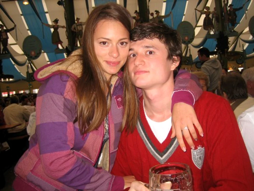 Alina Binder, alături de Sebastian Blaga, pe vremea când erau iubiți