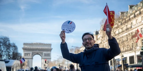 Convoiul Libertăţii Paris - 12 feb 2022 / FOTO EPA-EFE