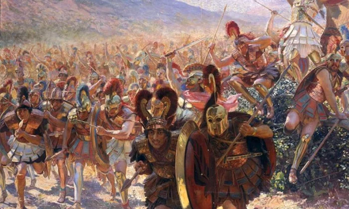 Calendar 12 august: 490 î Hr Bătălia de la Marathon: Atenienii conduși de Miltiade au înfrânt armata persană trimisă de Darius I jpeg