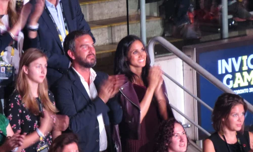 Meghan Markle enjoys herself at the Invictus Games Ceremony jpeg