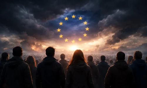 pesimism european foto AI png