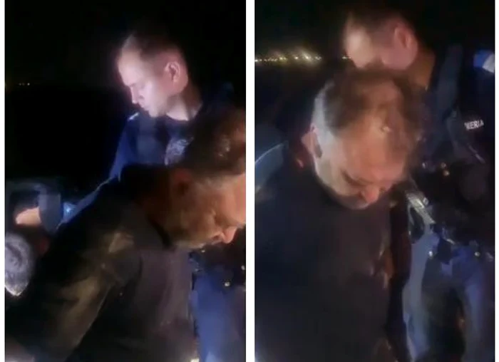 Bărbatul a fost prins FOTO Captură video