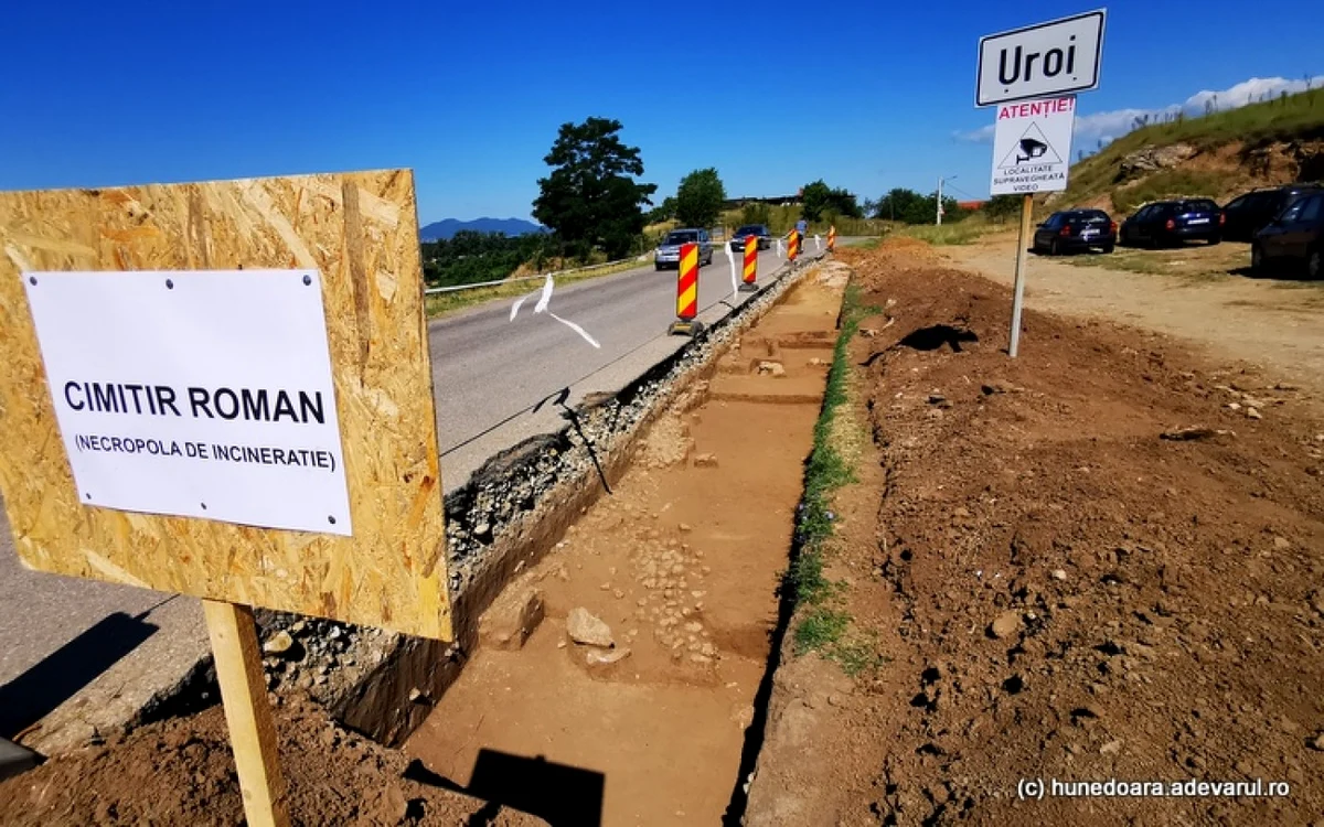 Imagine din anul 2022, în timpul cercetărilor arheologice de la Uroi. Foto: Daniel Guță