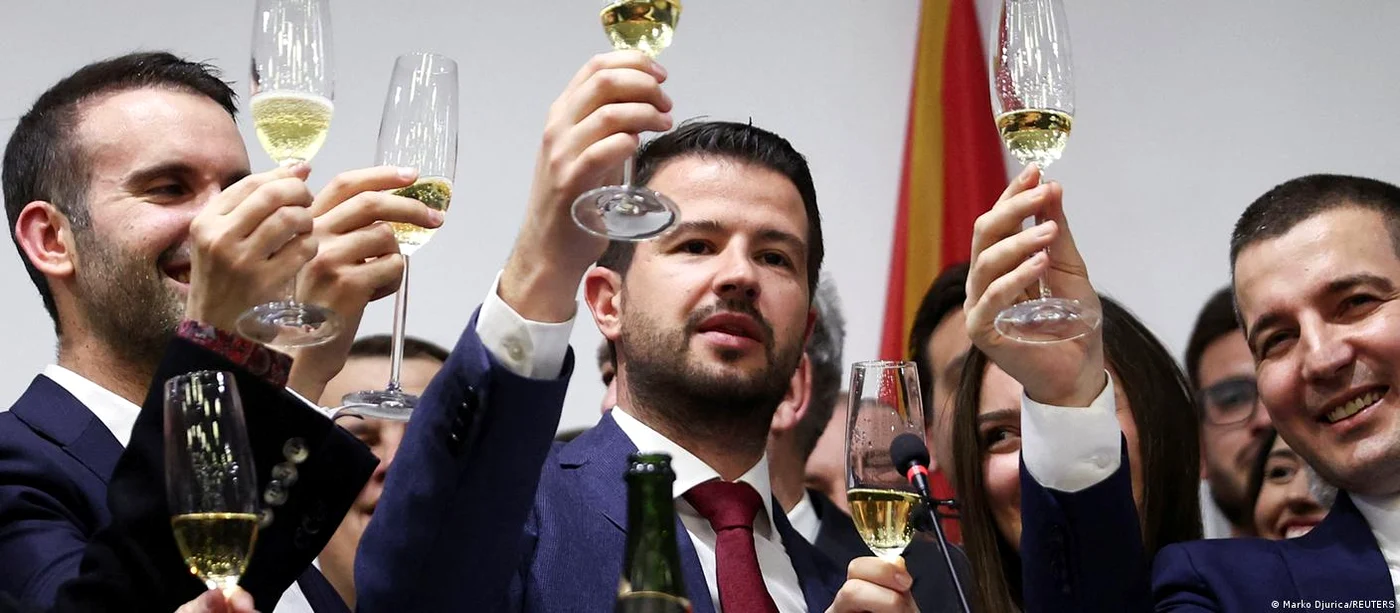 În cinstea câștigării alegerilor prezidențiale: președintele ales al Muntenegrului, Jakov Milatovic