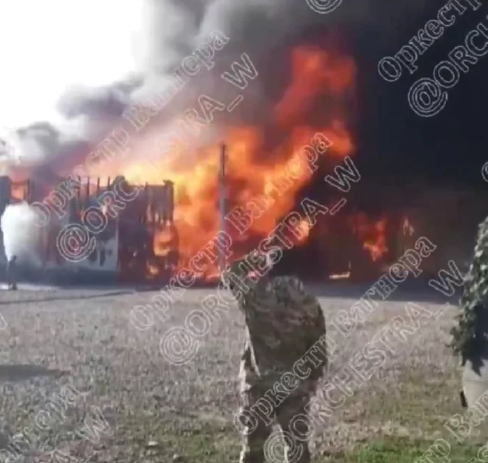 Peste 100 de drone ucrainene au fost doborâte de Rusia. Foto Captură video X/ Nexta 