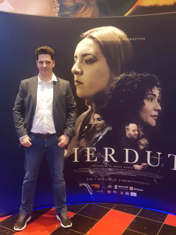 Daniel Kosztandi a jucat pentru prima dată într-un film FOTO Claudia Untaru 