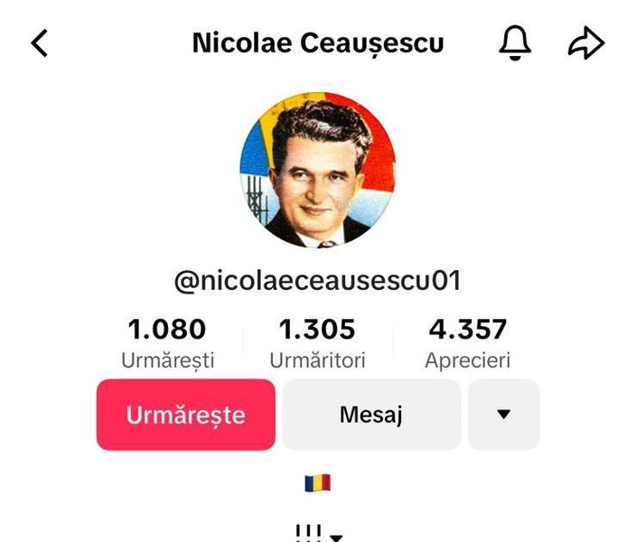  Ceaușescu și nostalgia comunistă, promovate prin mii de conturi false de TikTok și Facebook. Reacția IICCMER