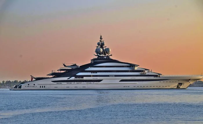 Iahtul aparțiune oligarhului rus Alexey Mordashov  FOTO: X