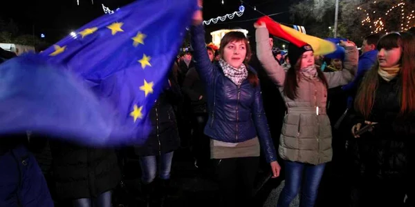 chisinau uniunea europeana moldova sarbatoare FOTO Tudor Iovu