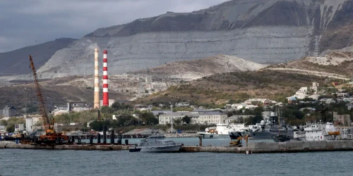 Terminal petrolier în portul rusesc Novorosiisk FOTO Sasha Mordovets/Getty Images