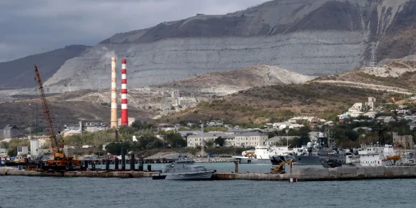 Terminal petrolier în portul rusesc Novorosiisk FOTO Sasha Mordovets/Getty Images