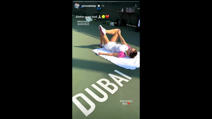 ”Un alt weekend grozav”, a transmis ironic Simona, de la Dubai. Foto Instagram  