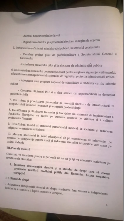 Program de guvernare Dacian Ciolos pagina 4