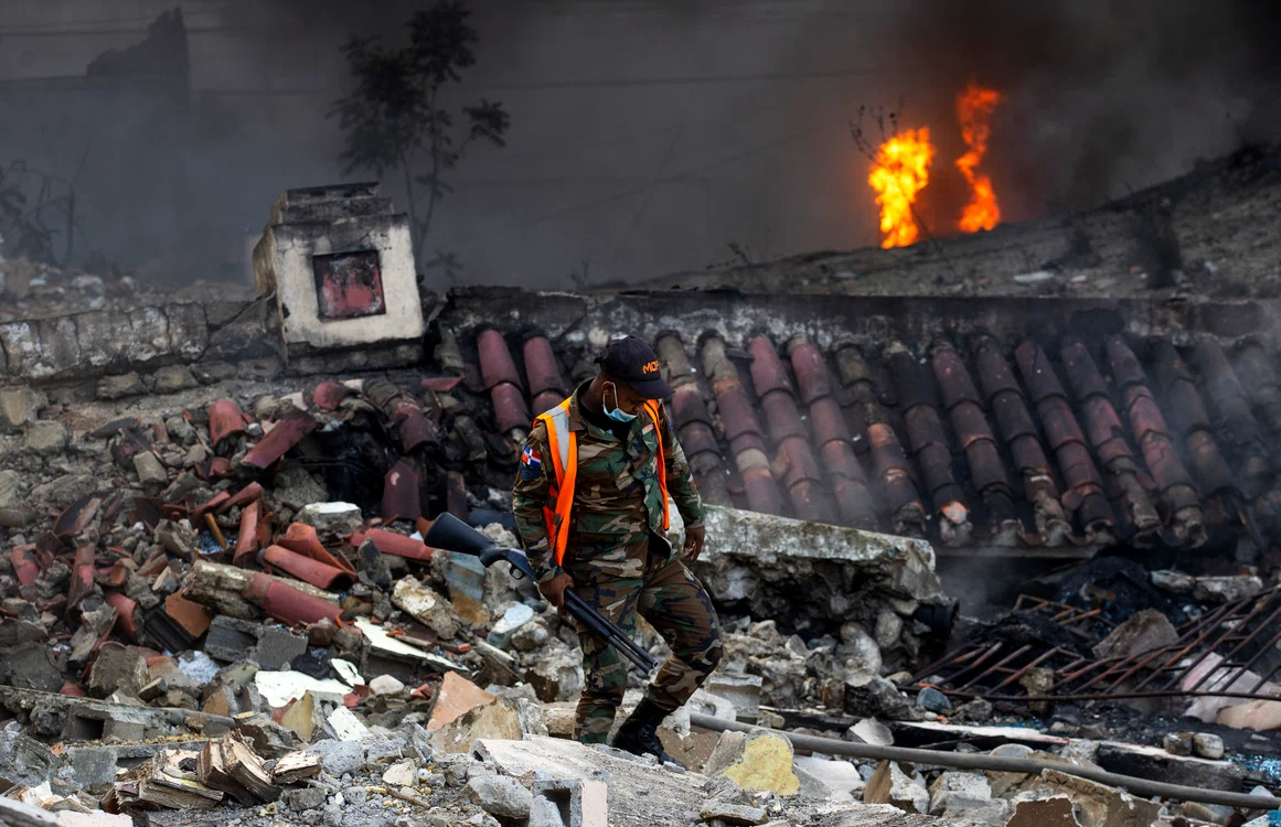 Explozie în Republica Dominicană FOTO EPA EFE