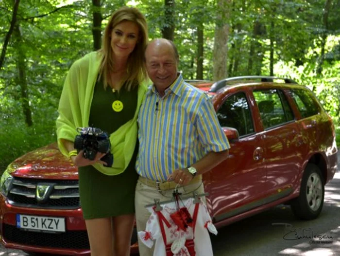 Traian Băsescu şi Roxana Ciuhulescu