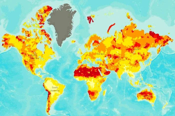 Pericolul de secetă la nivel mondial