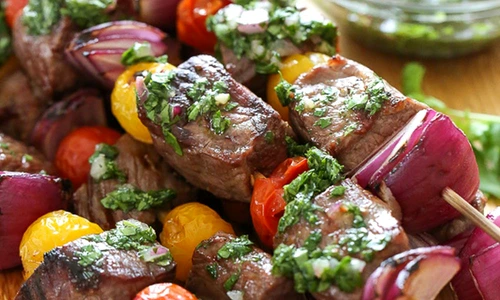frigarui de vita cu sos Chimichurri jpeg