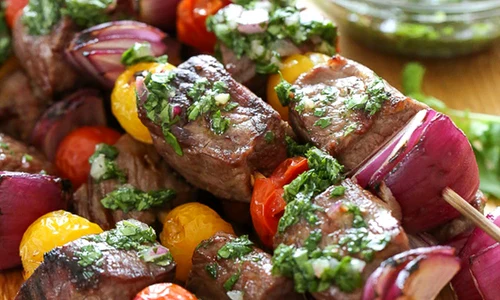 frigarui de vita cu sos Chimichurri jpeg
