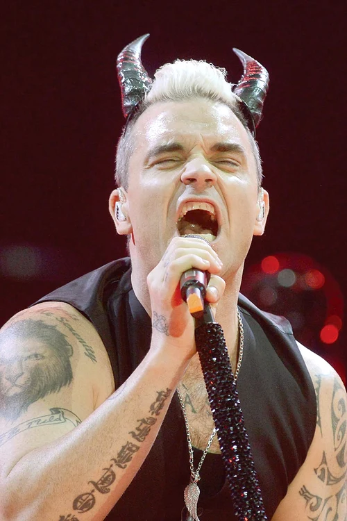 Concert Robbie Williams. Starul de 41 de ani se pregăteşte pentru un show de zile mari la Bucureşti Foto: Hepta