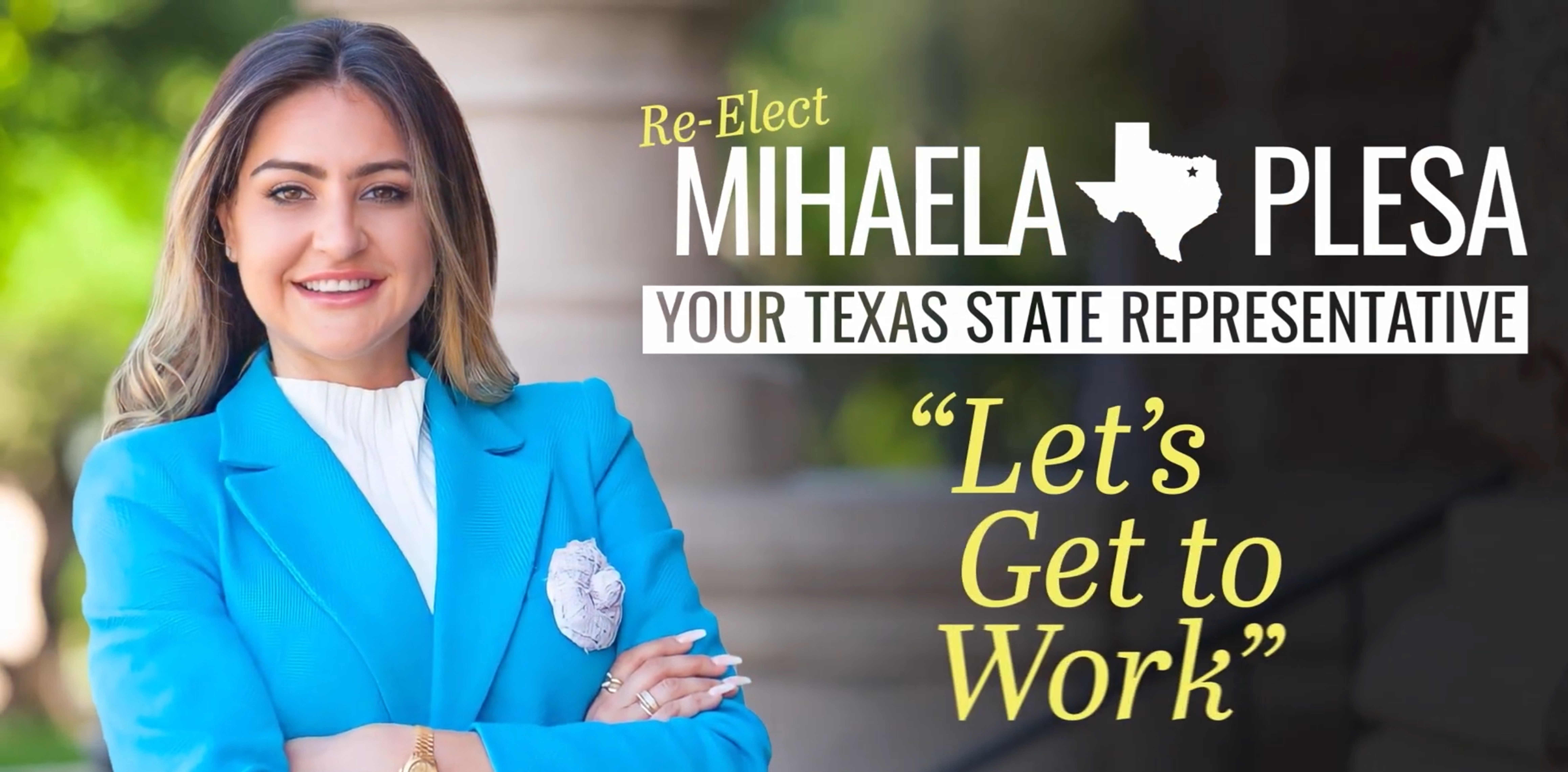 Mihaela Pleșa este prima româncă din Camera Reprezentanților din Texas. Sursa foto: plesafortexas.co