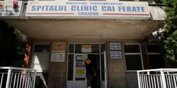Spitalul CFR din Craiova.