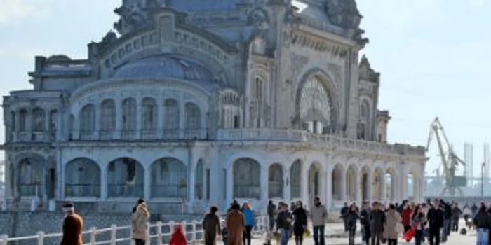 Cazinoul din Constanţa era una dintre atracţiile turistice ale oraşului de la malul Mării Negre