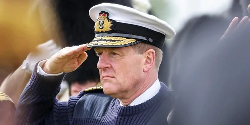 Amiralul Sir Ben Key, comandantul Marinei Regale Britanice  foto  X jpeg