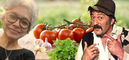 Oana Pellea a învățat de la tatăl ei să gătească lutiță, un sos delicios, pe bază de roșii și de usturoi 