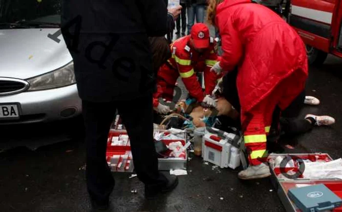 Incidentul s-a petrecut în apropierea liceului