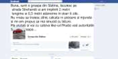 Groapa din Slatina cu cont pe Facebook a adunat aprecieri din partea majorității vizitatorilor 