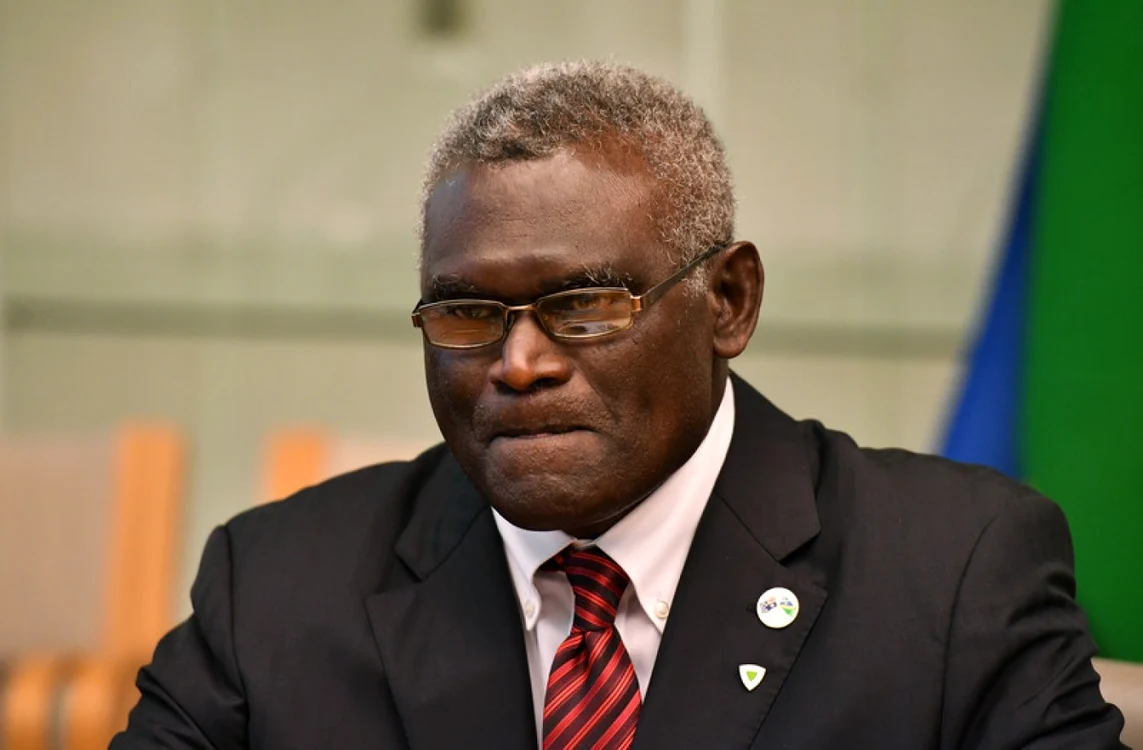 Manasseh Damukana Sogavare, premierul prochinez al Insulelor Solomon FOTO EPA-EFE