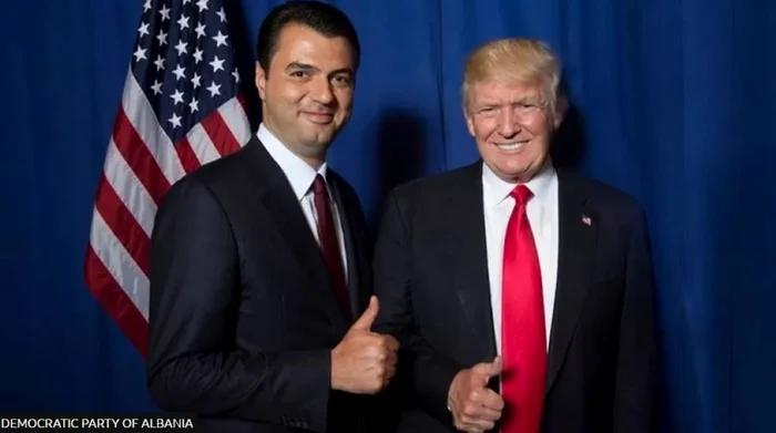 Lulzim Basha și Donald Trump