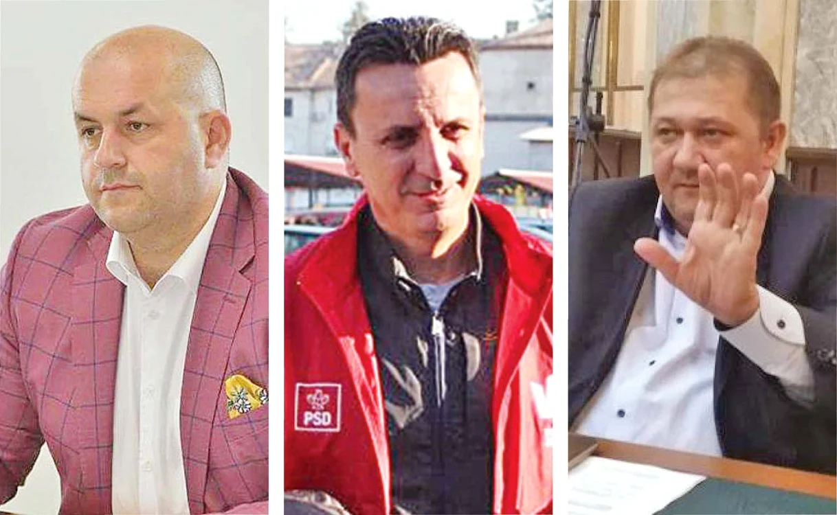 
    Dorel Căprar, Florin Tripa şi Ioan Chisăliţă  