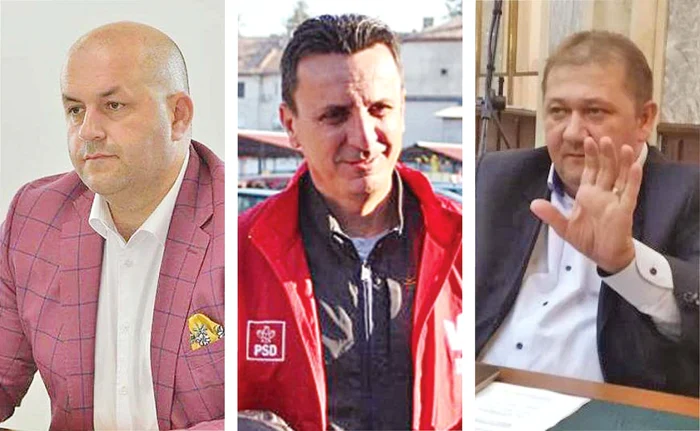 
    Dorel Căprar, Florin Tripa şi Ioan Chisăliţă  