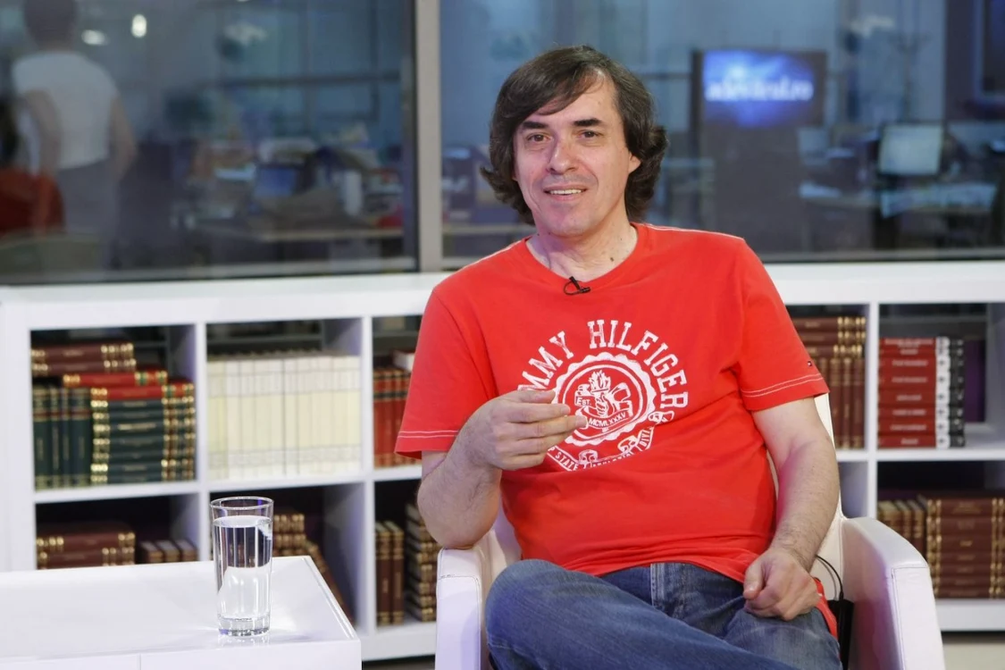 Mircea Cărtărescu la Adevărul Live FOTO Eduard Enea