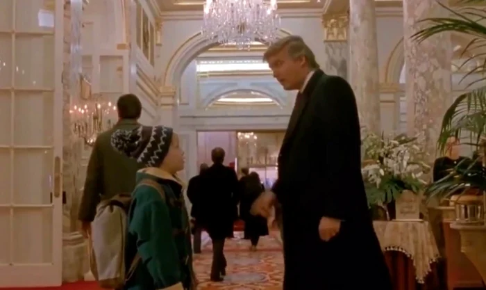 Donald Trump a avut o aparitie succintă in filmul „Singur acasă 2” FOTO Captura video