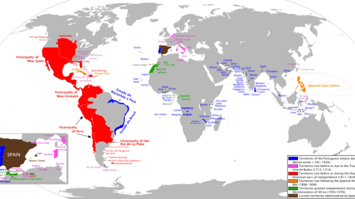 Imperiul colonial spaniol png