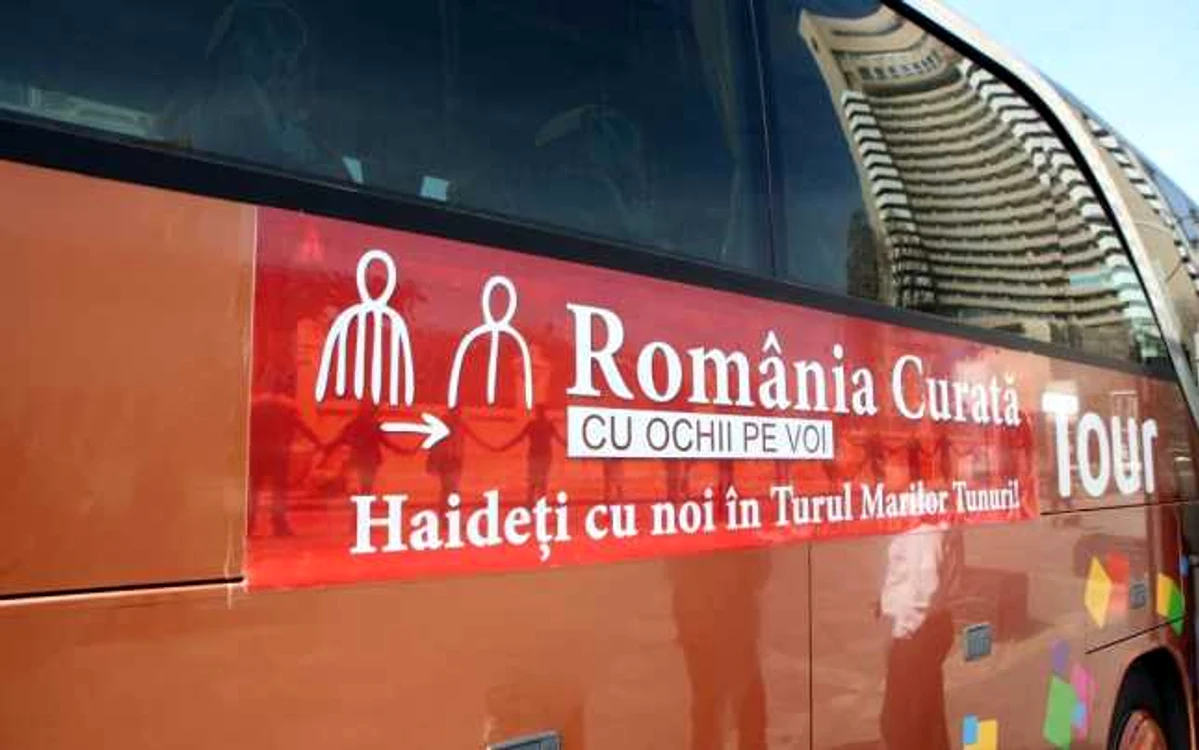 Turul Marilor Tunuri, o campanie România Curată FOTO România Curata