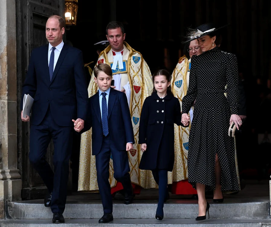 Prințul George va participa alături de sora sa la înmormântarea reginei Foto EPA EFE