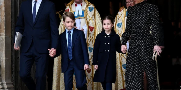 Printul George si printesa Charlotte Foto EPA EFE