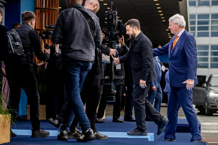 Volodimir Zelenski sosește la summitul Nato FOTO EPA-EFE
