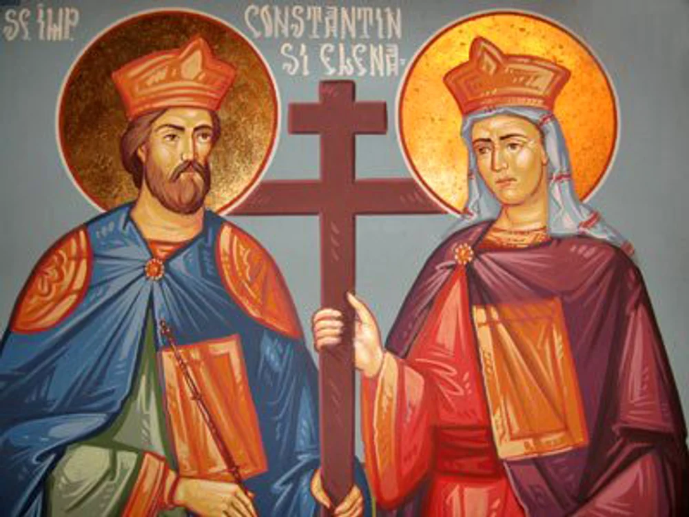 
    Sfinţii Împăraţi Constantin şi Elena  