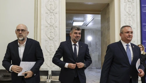 Kelemen Hunor Marcel Ciolacu Nicolae Ciuca FOTO Inquam Photos / Octav Ganea