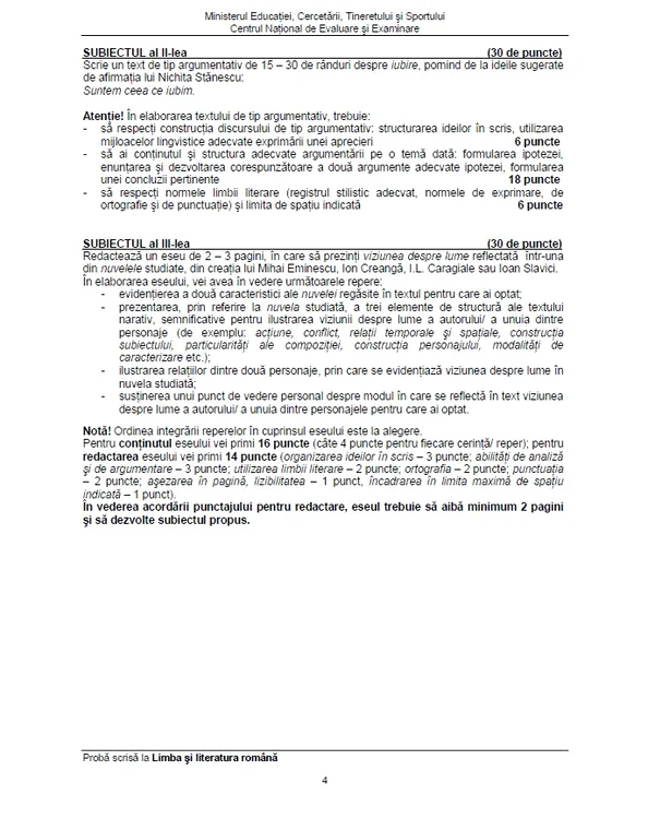 Aproximativ 25.000 de liceeni bucureșteni susțin prima probă scrisă la bacalaureat. VEZI AICI BAREMUL DE CORECTARE