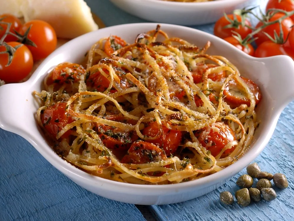 spaghete cu rosii la cuptor jpeg