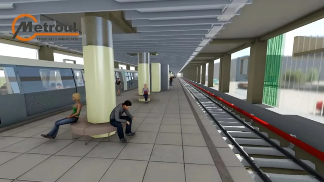 Așa va arăta stația de metrou Tudor Arghezi
