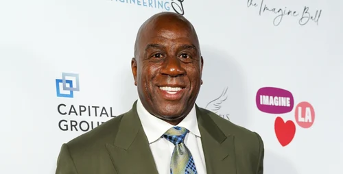 Magic Johnson, unul dintre sportivii miliardari ai Planetei. Foto Getty images