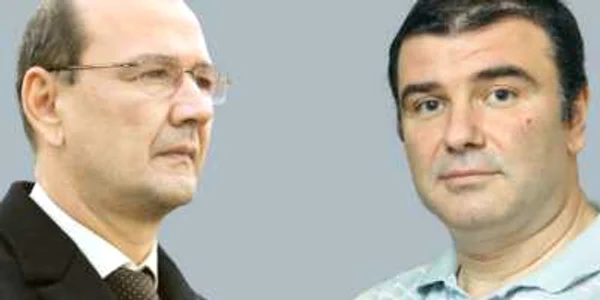 Dan Valentin Fătuloiu(dreapta) şi Cătălin Chelu