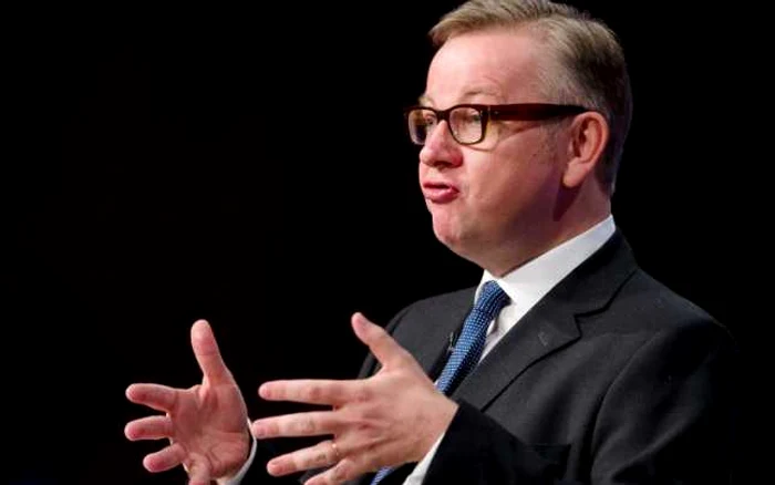 Michael Gove, ministrul învăţământului din Marea Britanie, propune reforme drastice în învăţământ FOTO AFP