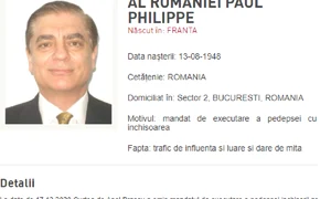 Mandatul de executare a pedepsei emis pe numele Prinţului Paul jpeg